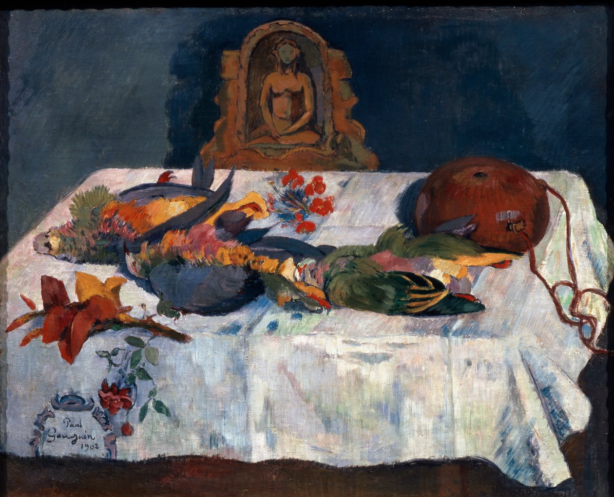 Stilleben med papegojor, 1902. av Paul Gauguin
