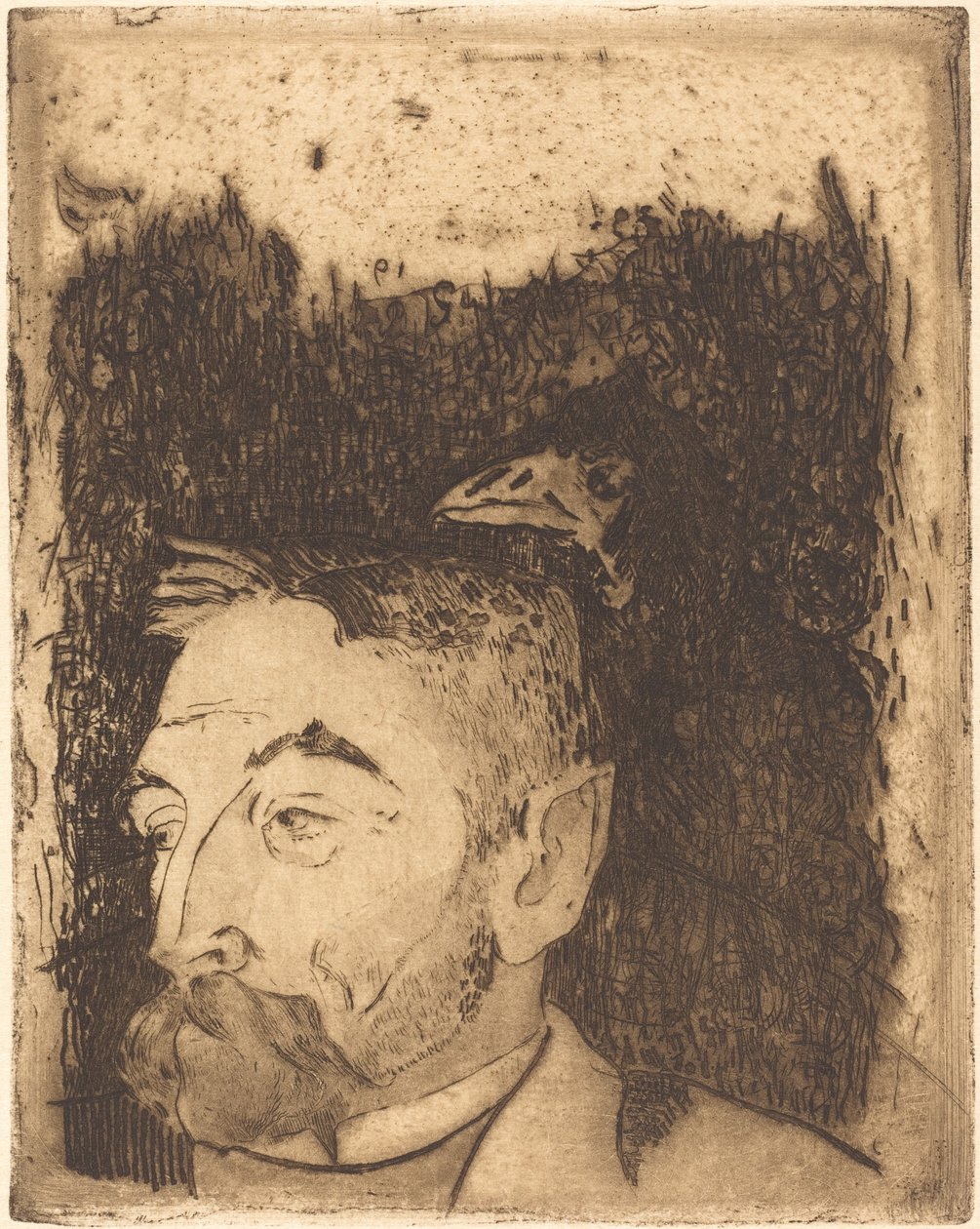 Stephane Mallarme av Paul Gauguin