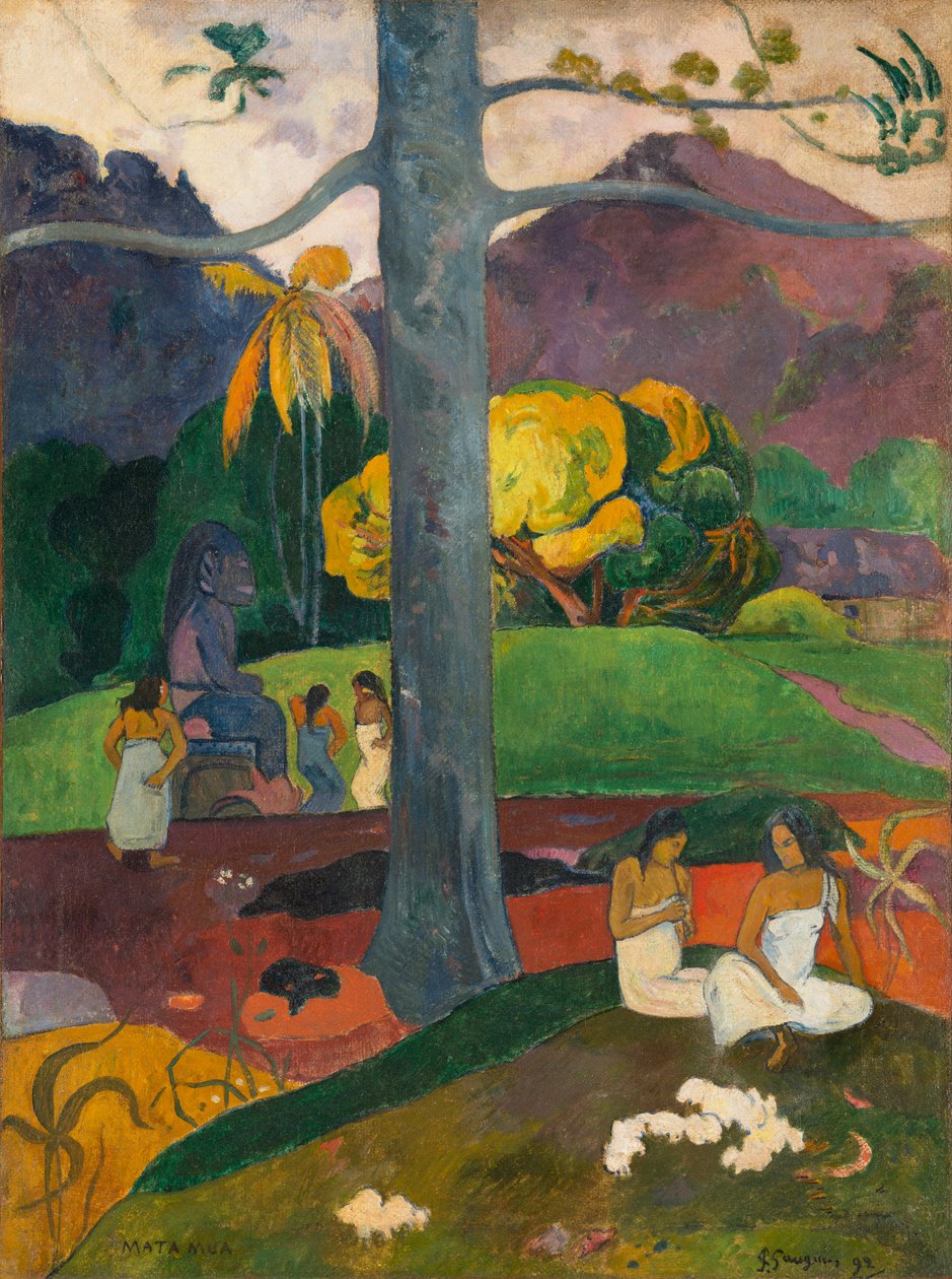 Tahitian:  Mata Mua i gamla tider av Paul Gauguin