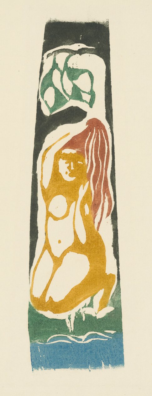 Tahitisk kvinna, ca 1900 av Paul Gauguin