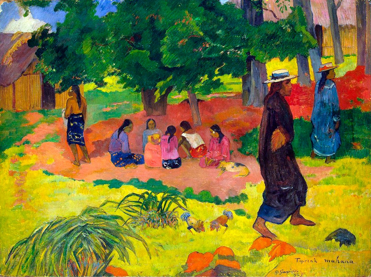 Sen eftermiddag, 1892. av Paul Gauguin