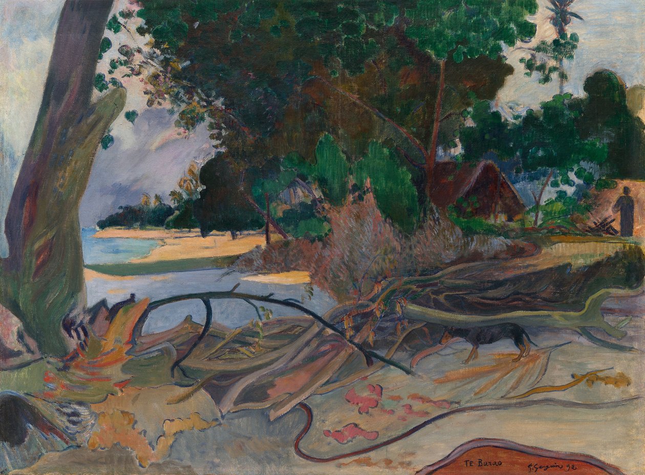 Te burao (hibiskusträdet) av Paul Gauguin