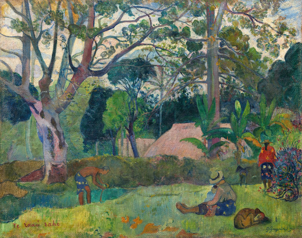 Det stora trädet, 1891. av Paul Gauguin