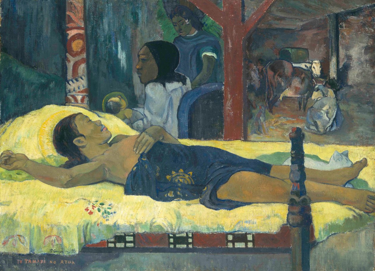 Födelsen Guds barn, 1896. av Paul Gauguin