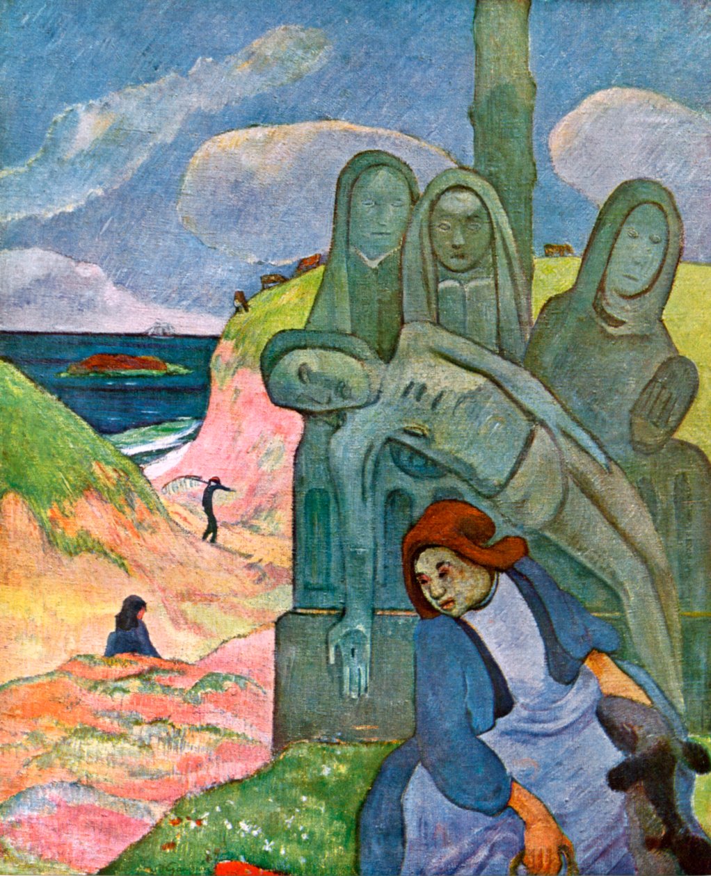 Den gröna Kristus, 1889 1939. av Paul Gauguin