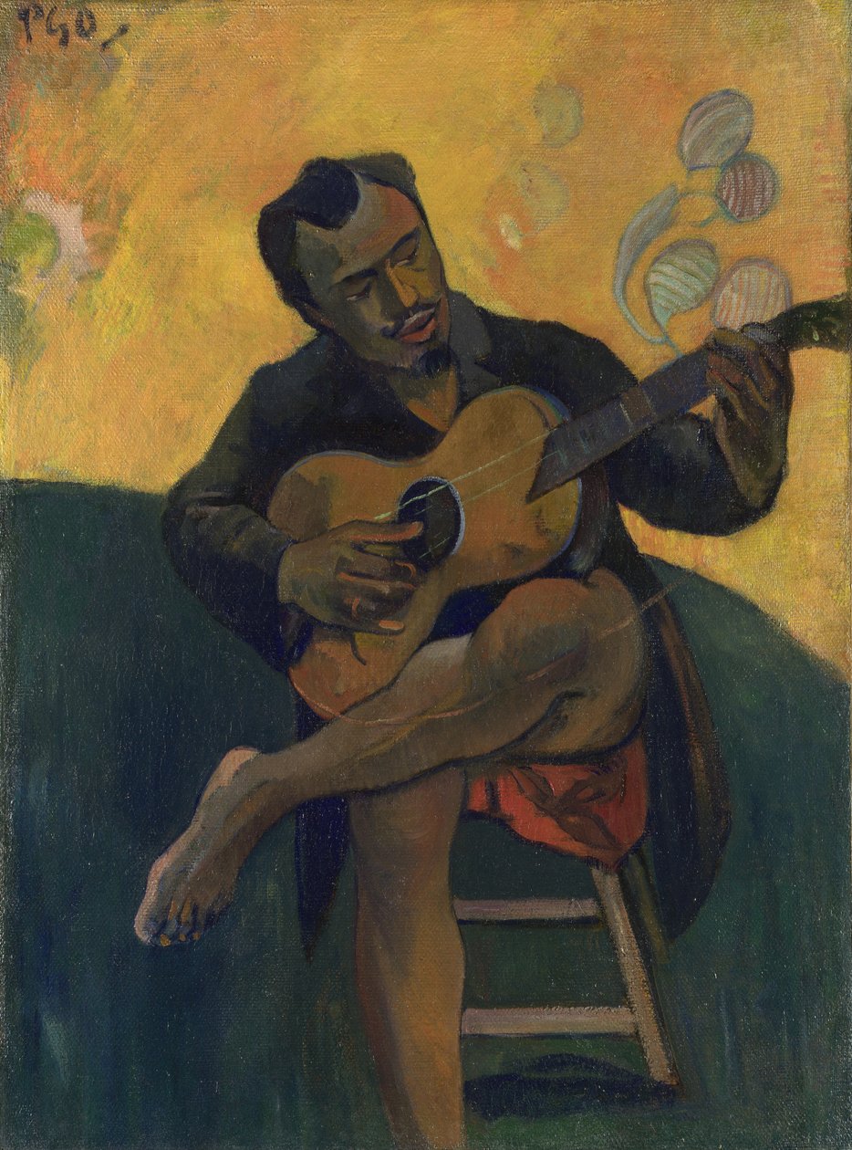 Gitarristen, 1894 av Paul Gauguin