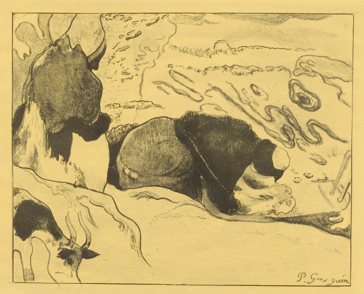 洗濯婦スウェーデン人 av Paul Gauguin