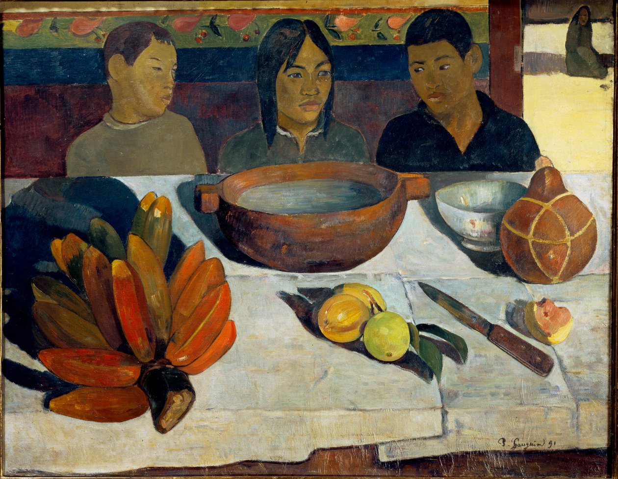 Måltiden eller bananerna av Paul Gauguin