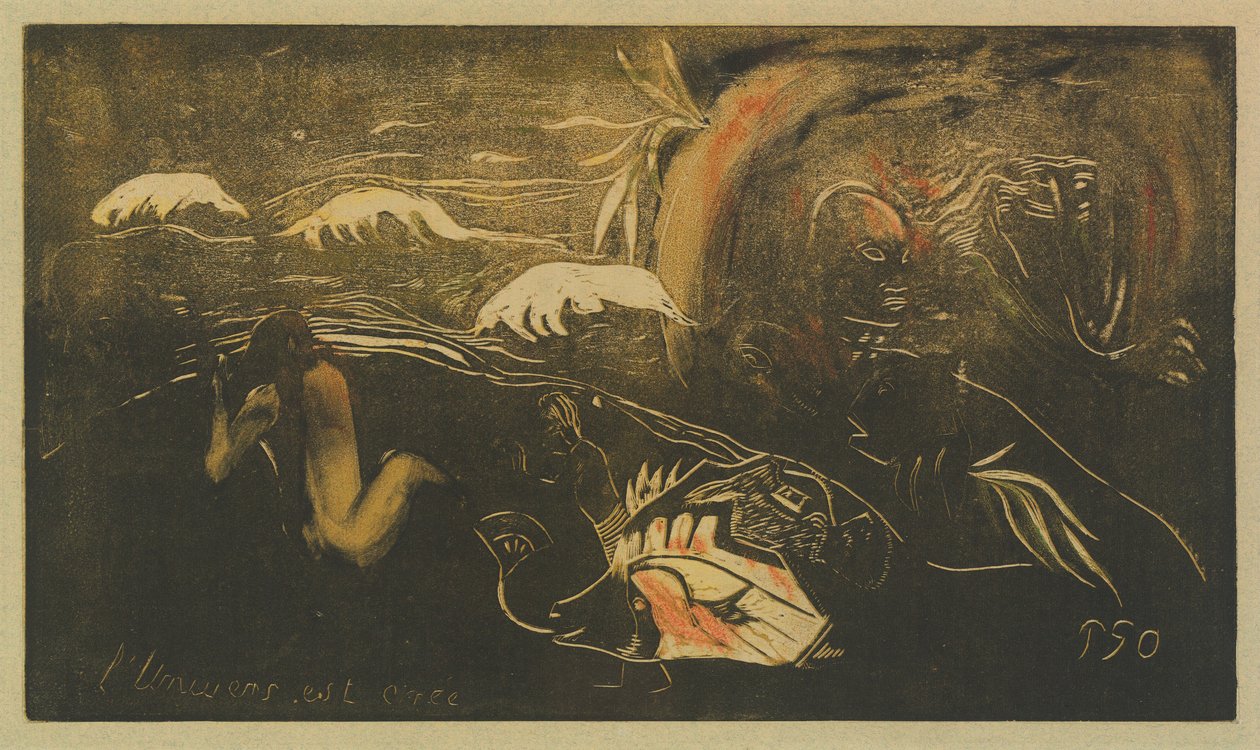 Universum skapas av Paul Gauguin