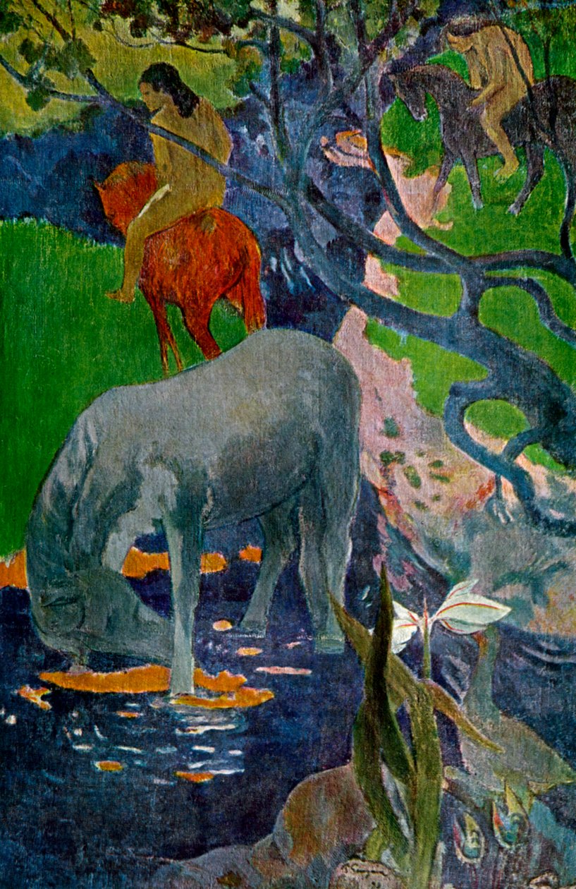 Den vita hästen, 1898 1939. av Paul Gauguin