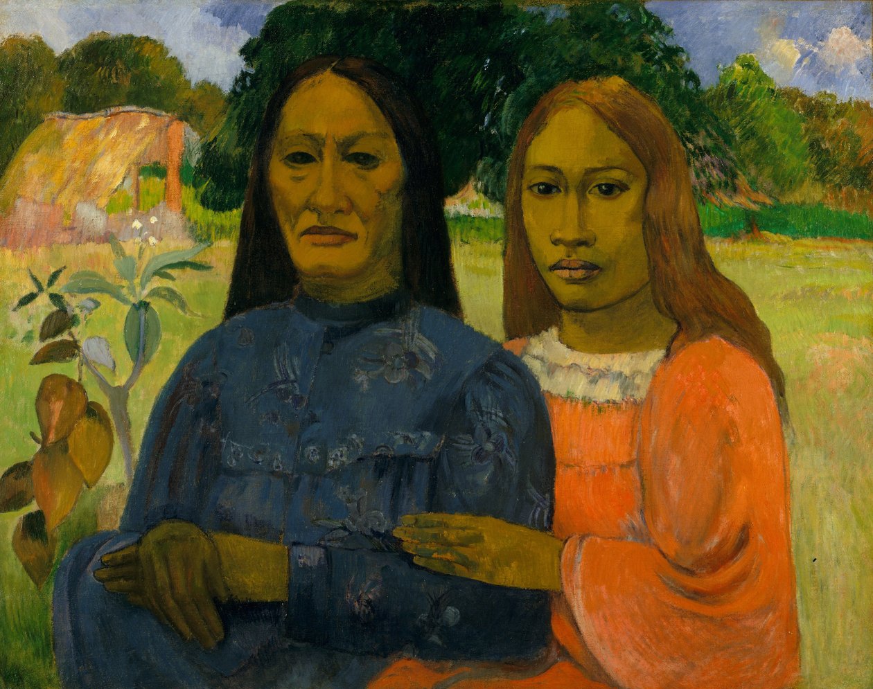 Två kvinnor av Paul Gauguin