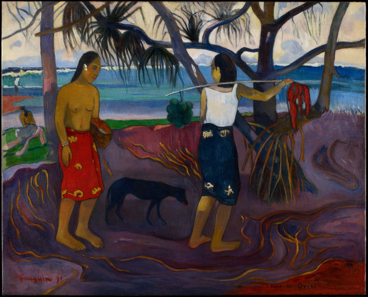 Under Pandanus av Paul Gauguin