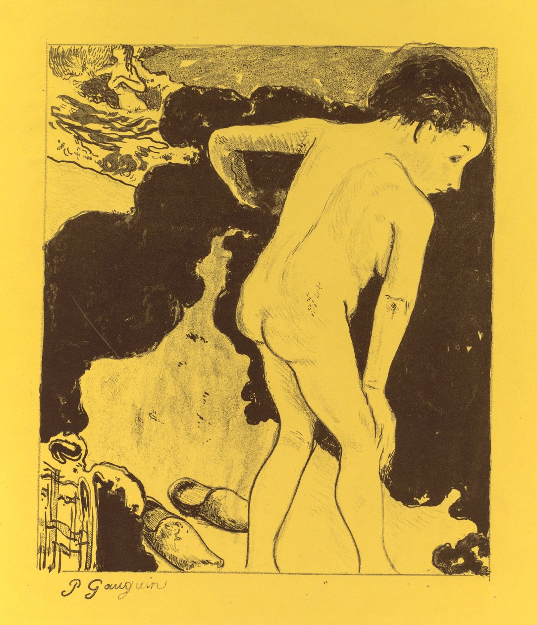 Volpini Suite: Breton Bathers av Paul Gauguin