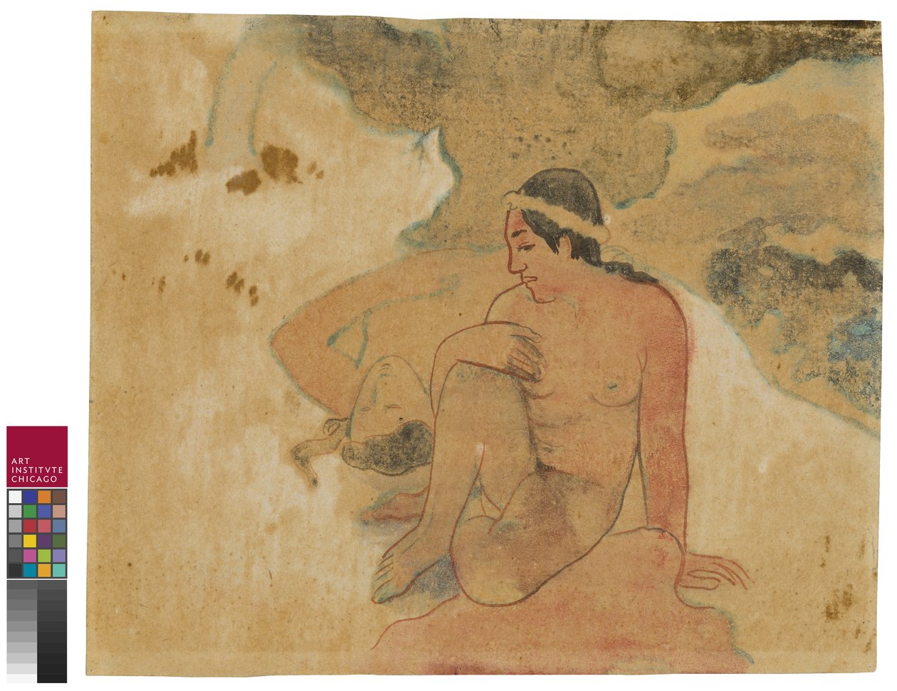 Vad! Är du svartsjuk?, 1894 av Paul Gauguin