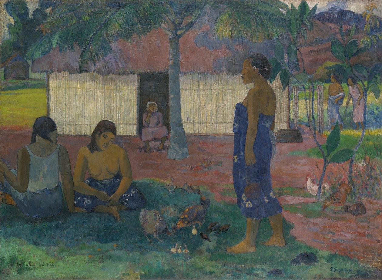 Varför är du arg? av Paul Gauguin