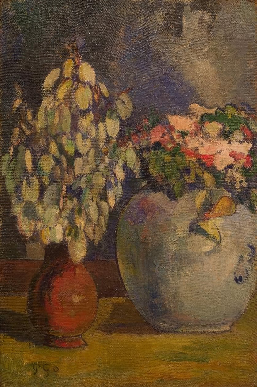 Två blomvaser av Paul Gauguin