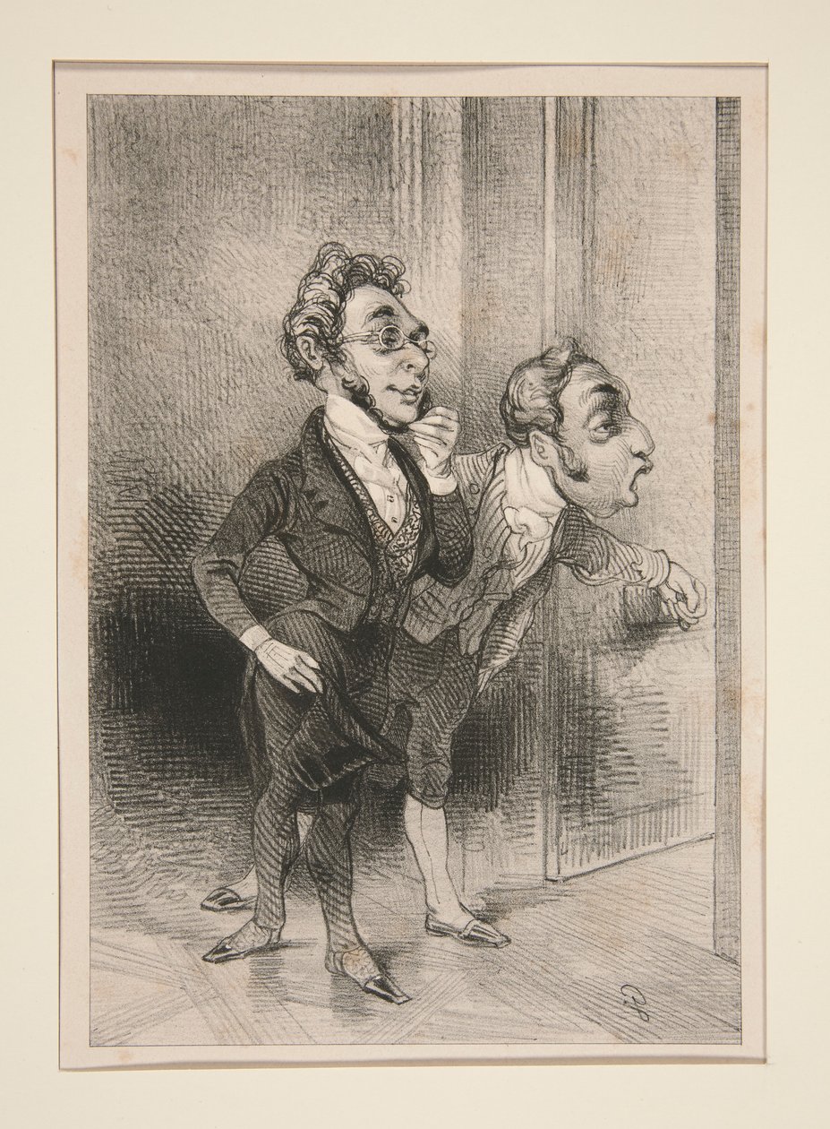 (Herr A TEL.) av Paul Gavarni