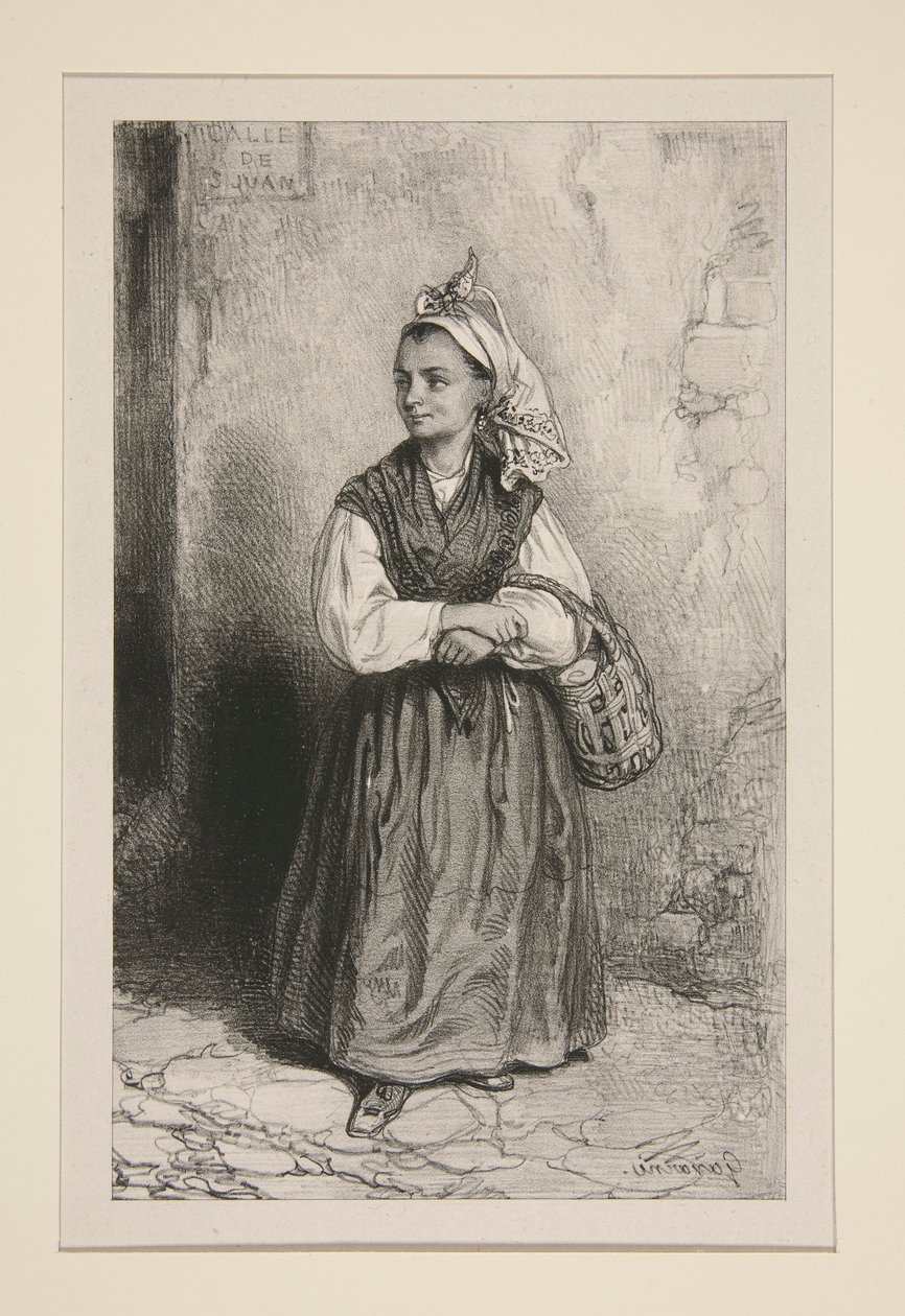 (ST-JEAN STREET.) av Paul Gavarni