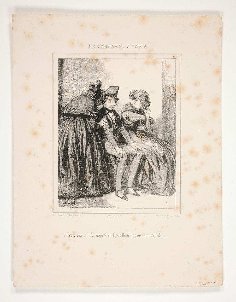 Bal Masque av Paul Gavarni