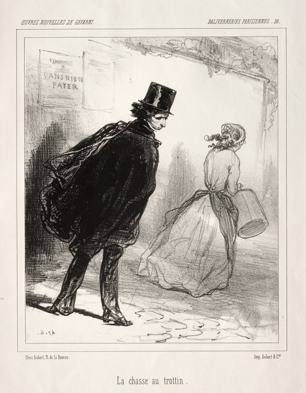 Parisiska nonsens. av Paul Gavarni