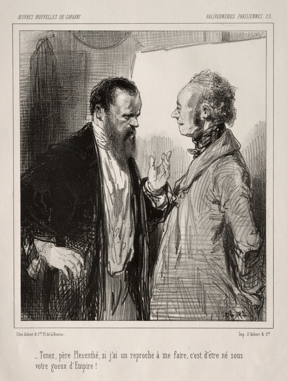Parisiska nonsens. av Paul Gavarni