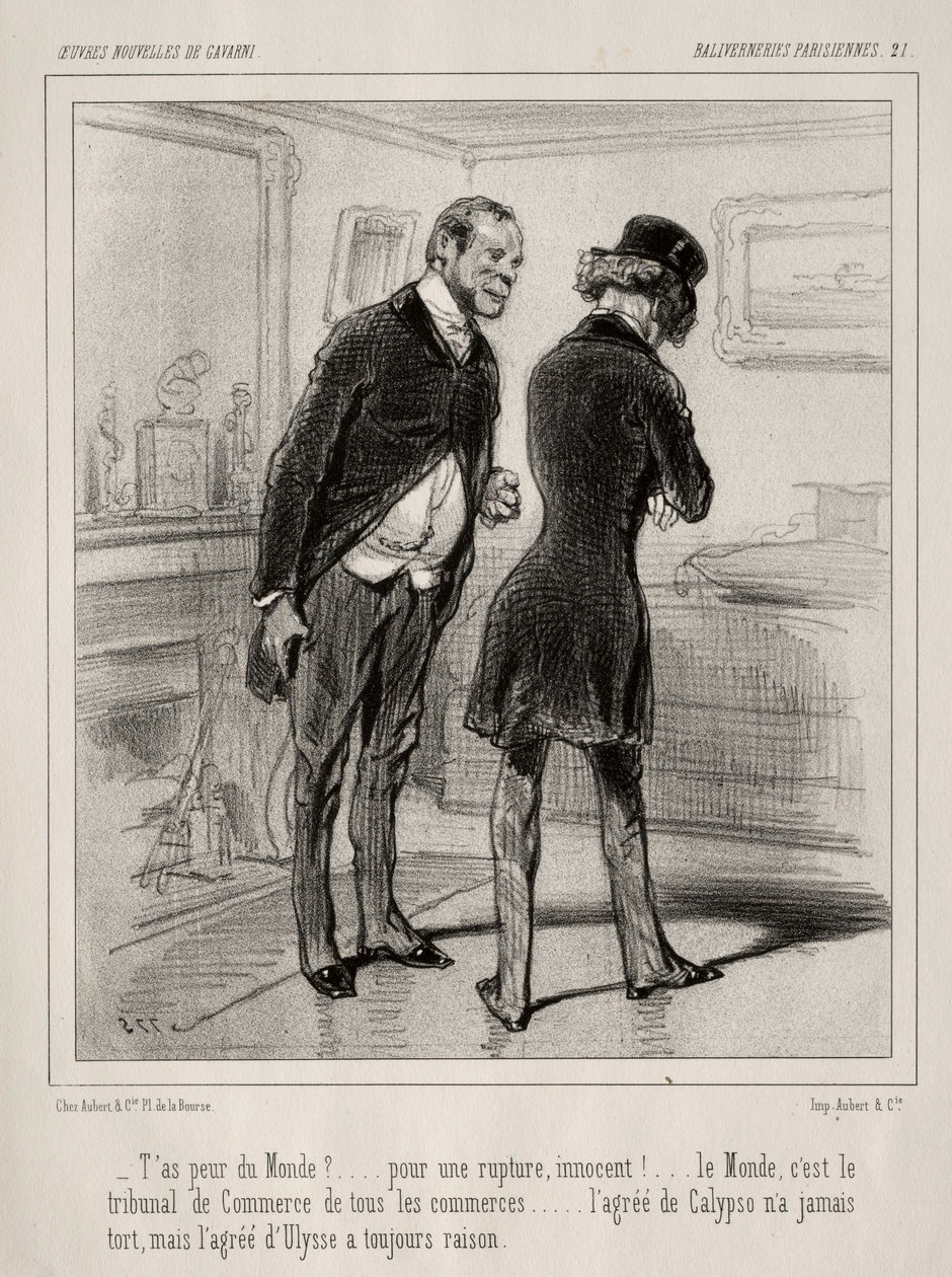 Parisiska nonsens. av Paul Gavarni