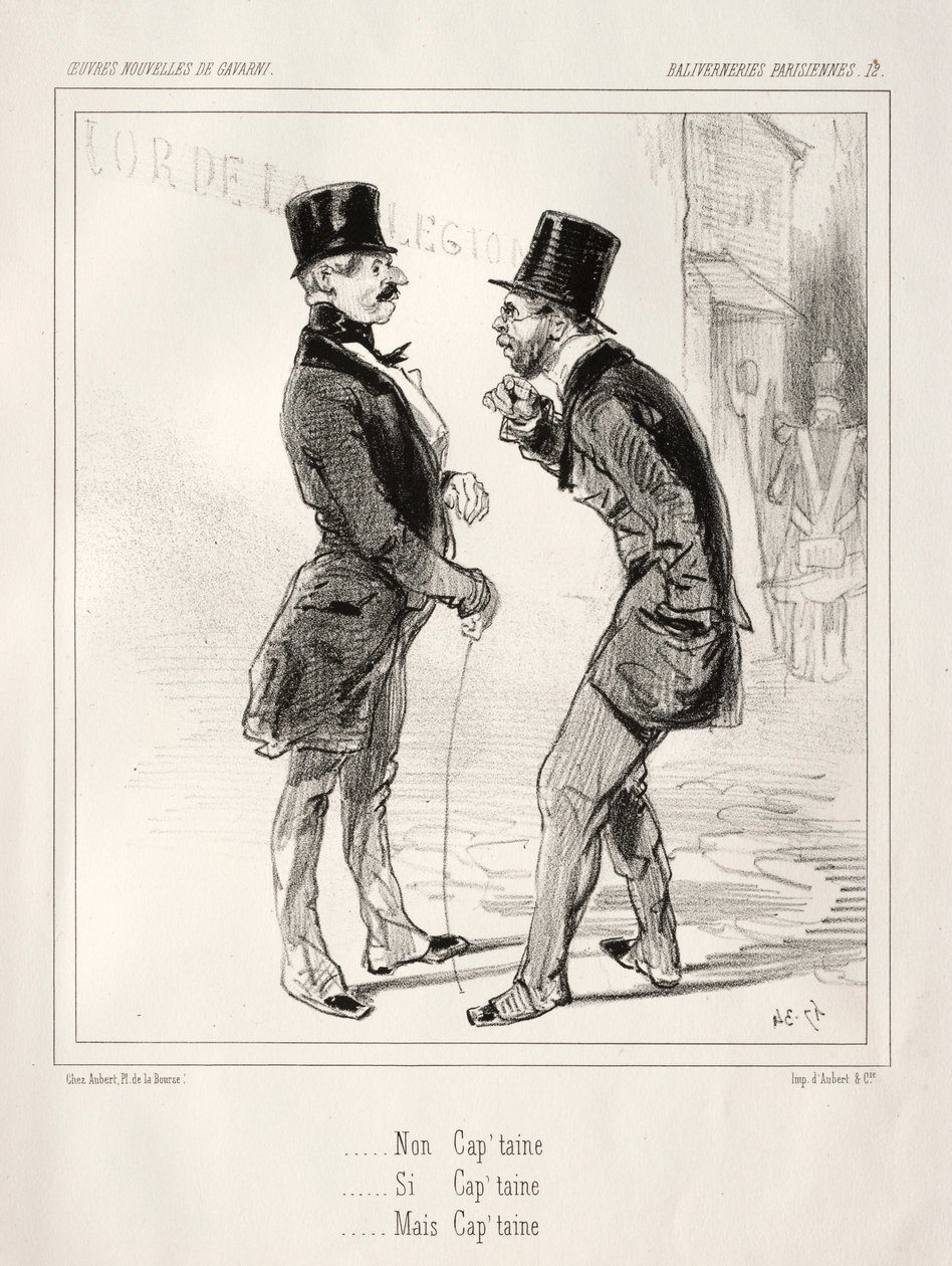 Parisiska nonsens. av Paul Gavarni
