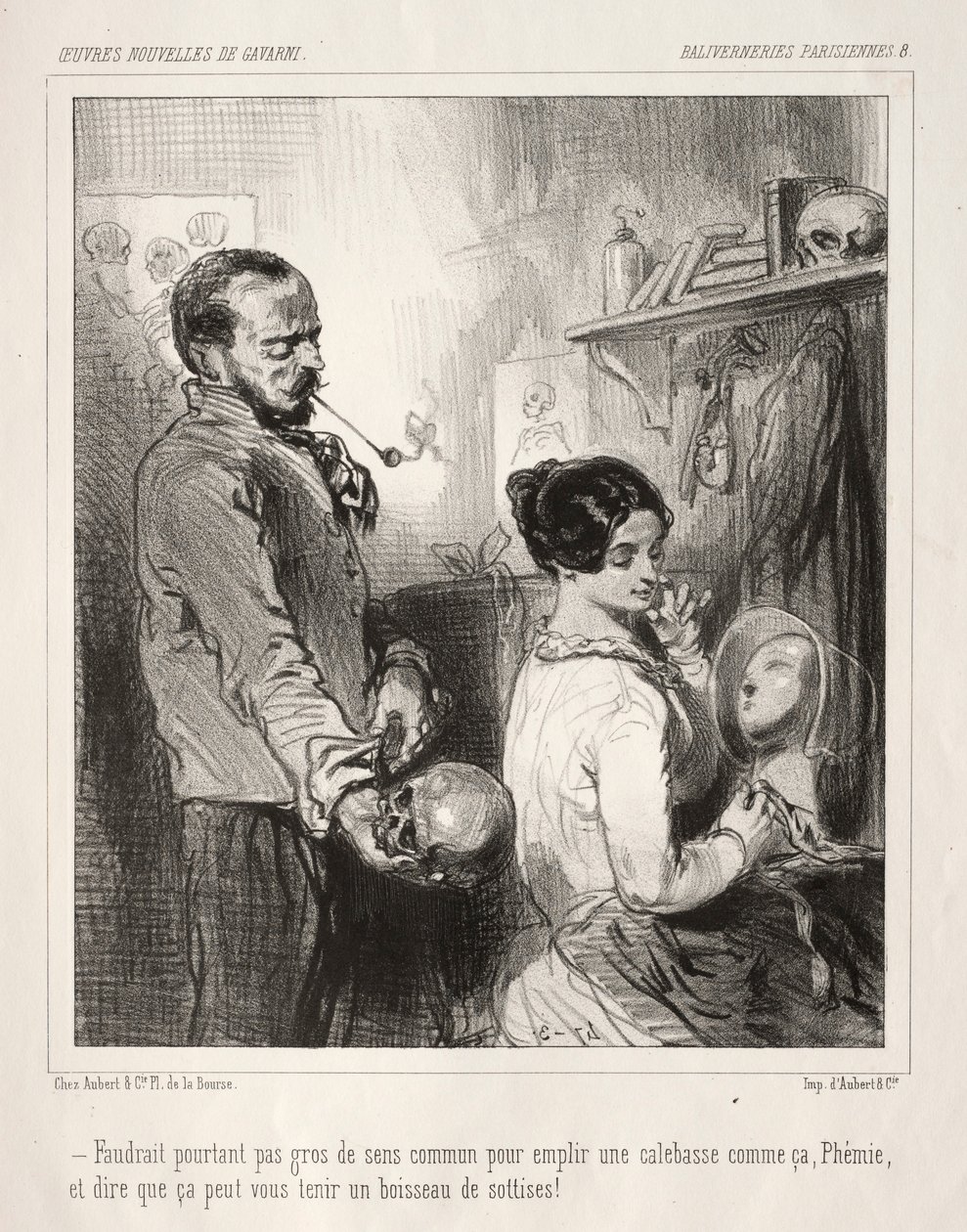 Parisiska nonsens. av Paul Gavarni
