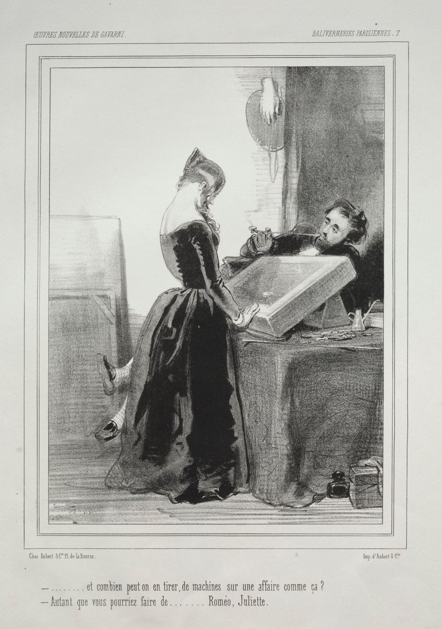 Parisiska nonsens. av Paul Gavarni