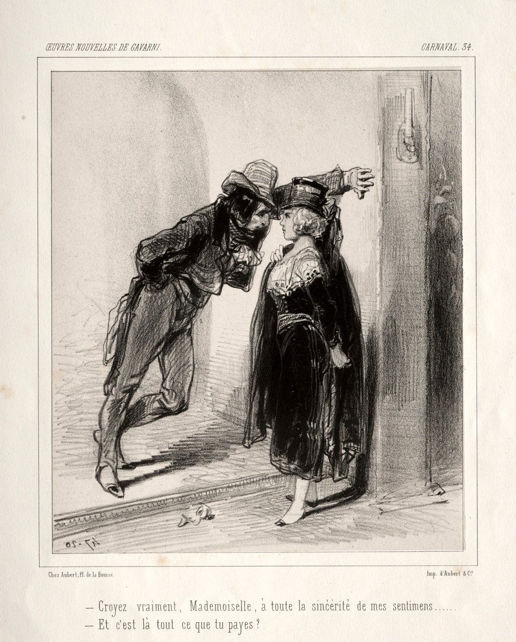 Karneval. av Paul Gavarni