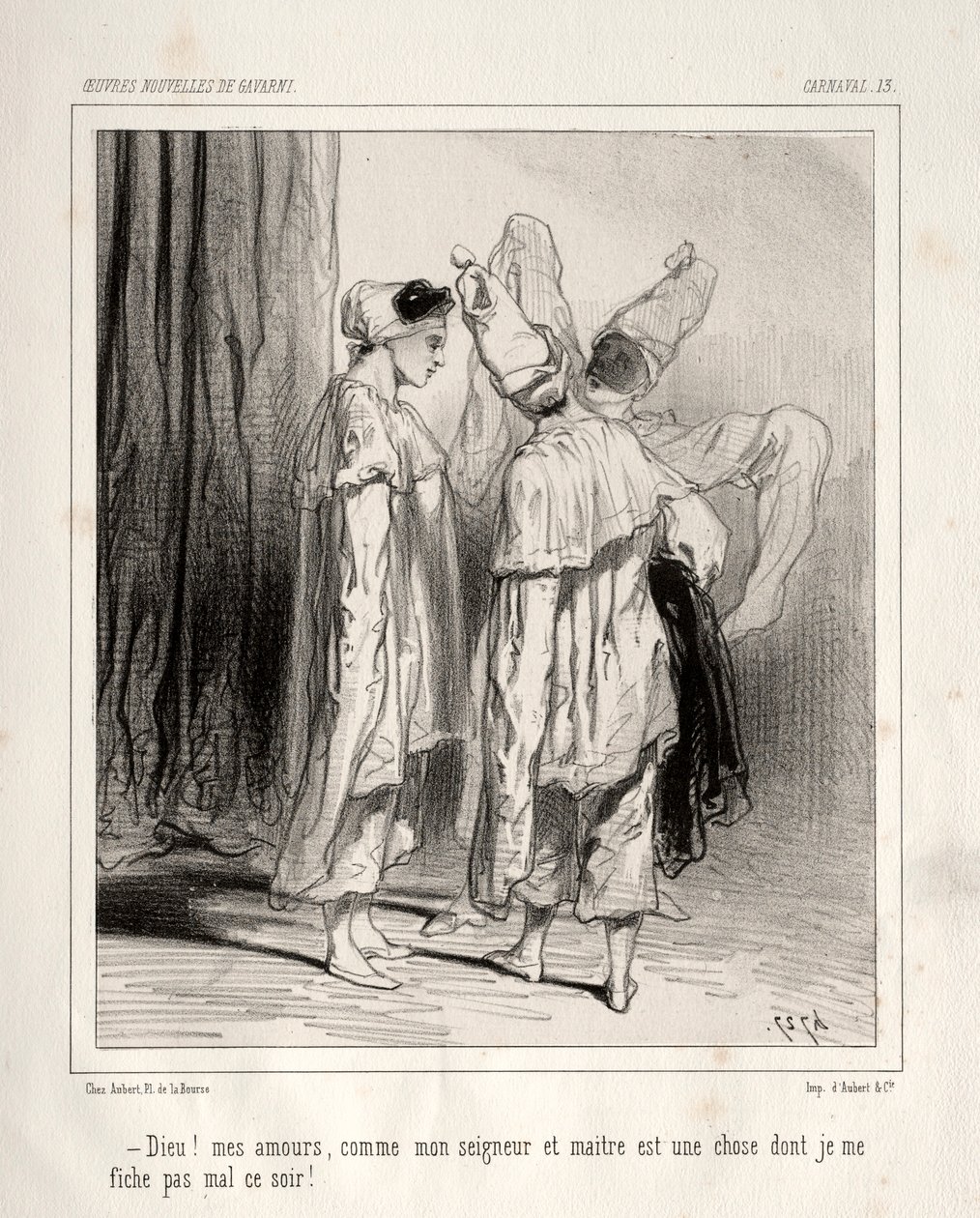Karneval. av Paul Gavarni