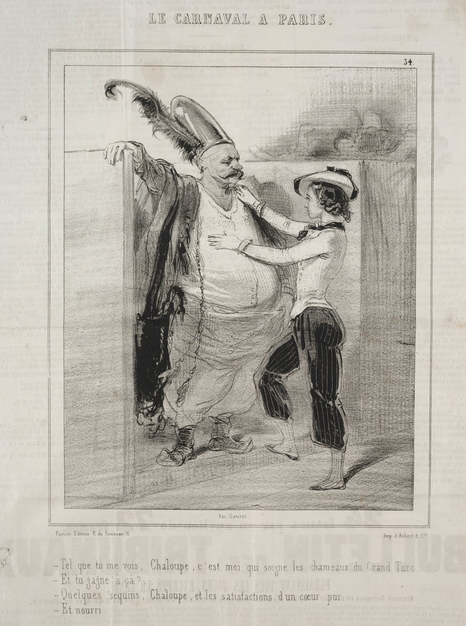 Karneval, 1841-1843. av Paul Gavarni