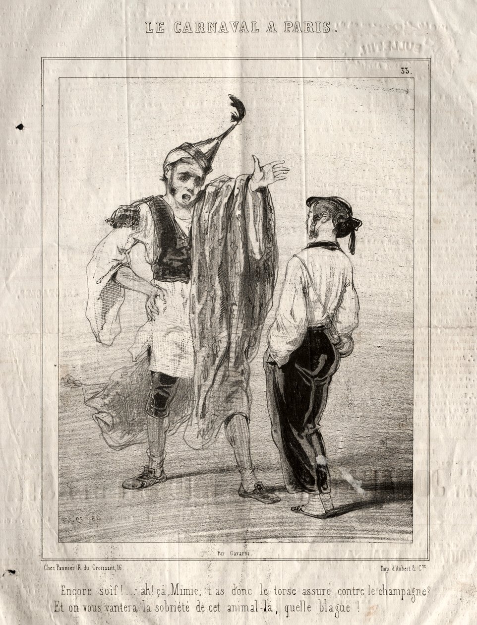 Karneval, 1841-1843. av Paul Gavarni