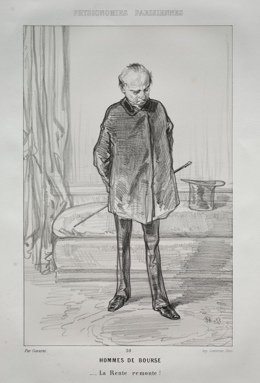 Börsmän av Paul Gavarni
