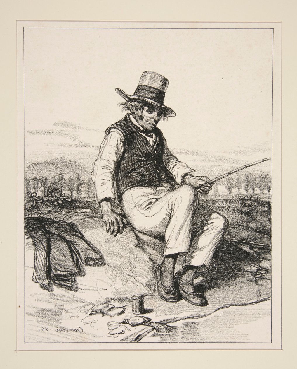 JEROME SAUVAGE, (känd som Fader Belenfant). av Paul Gavarni