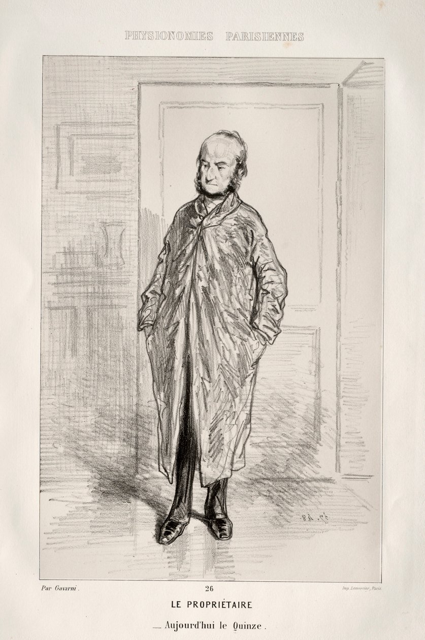 Ägaren. av Paul Gavarni