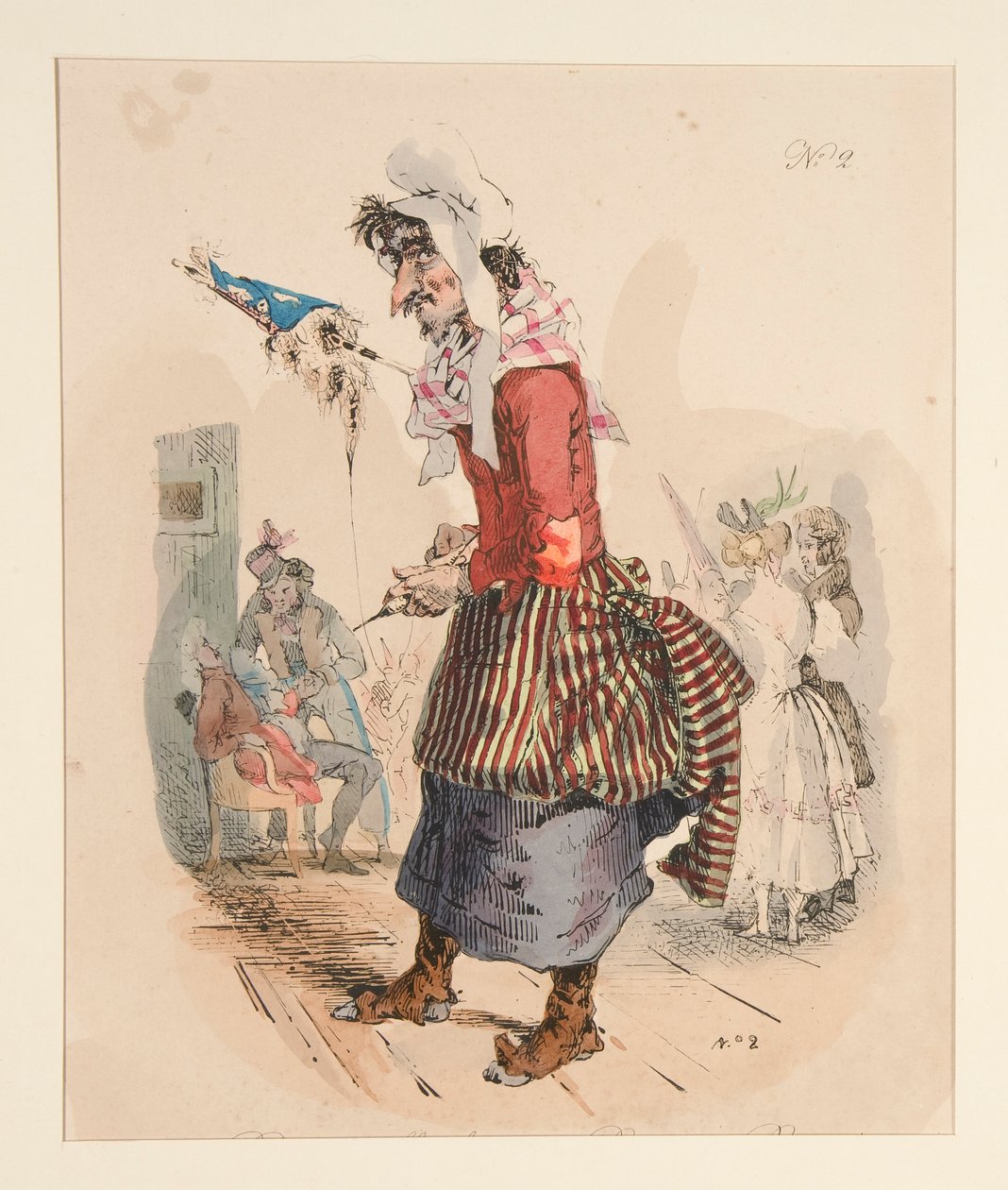 PYRENISK SHERFEDESS. - BERGERE DES PYRENEES. av Paul Gavarni
