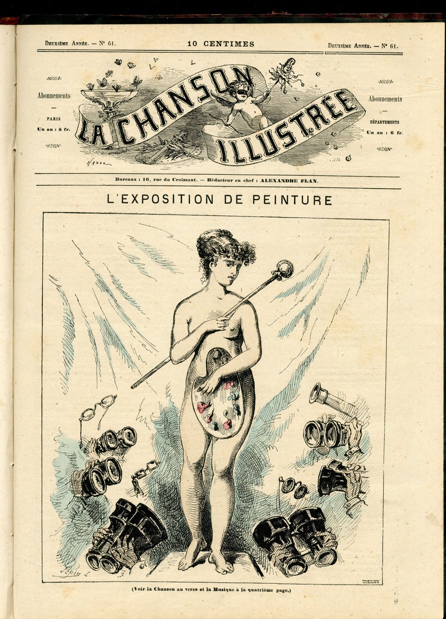 La Chanson illustree (tidning), nummer 61 av Paul Hadol