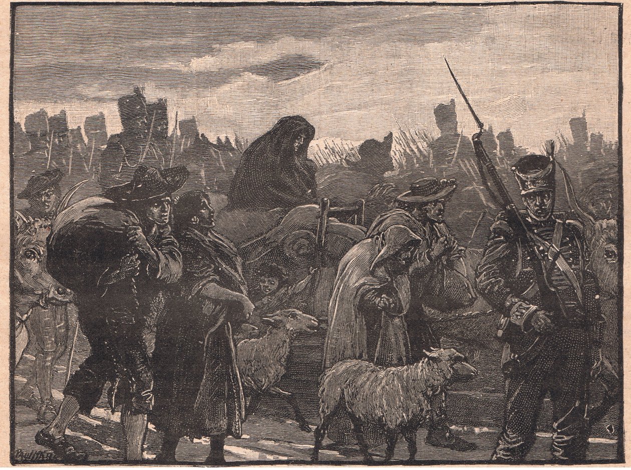 Wellingtons reträtt från Coimbra 1810 e.Kr av Paul Hardy
