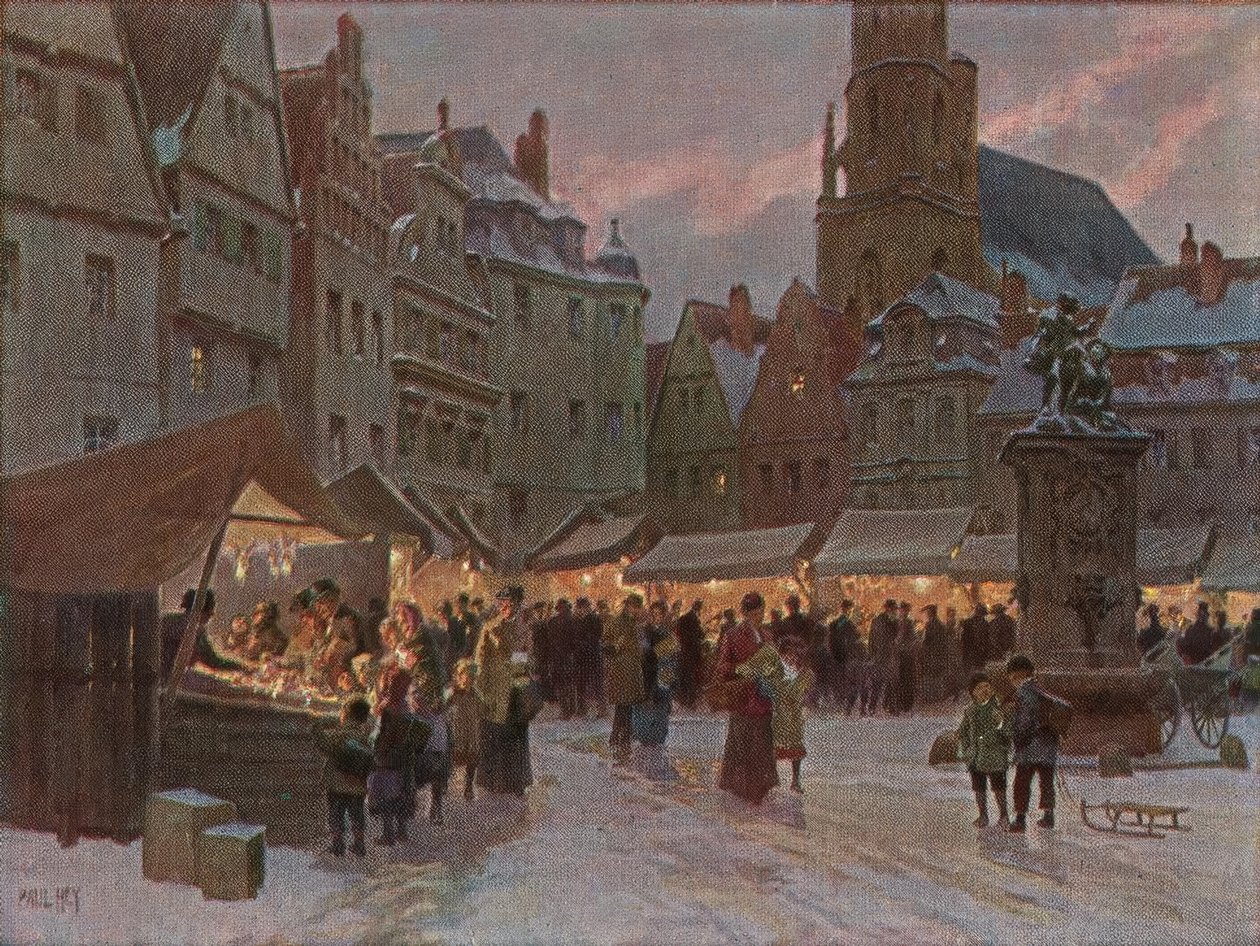 Julmarknad av Paul Hey