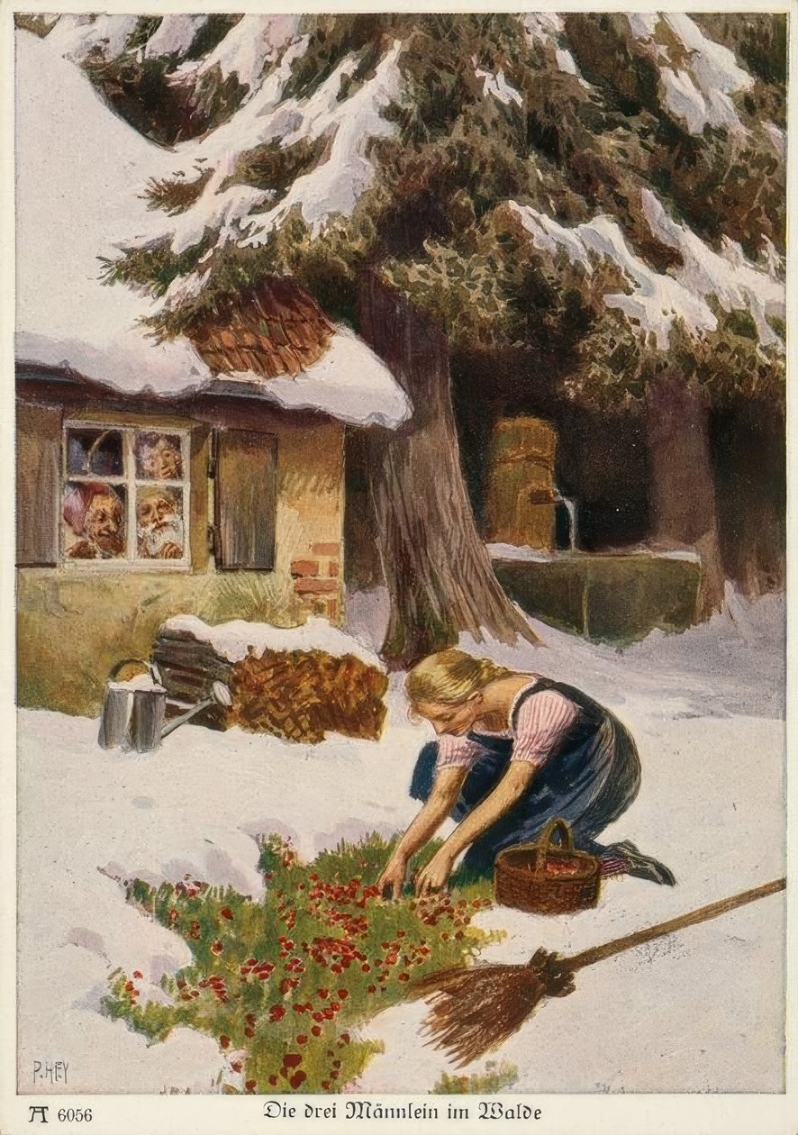 De tre små männen i skogen av Paul Hey