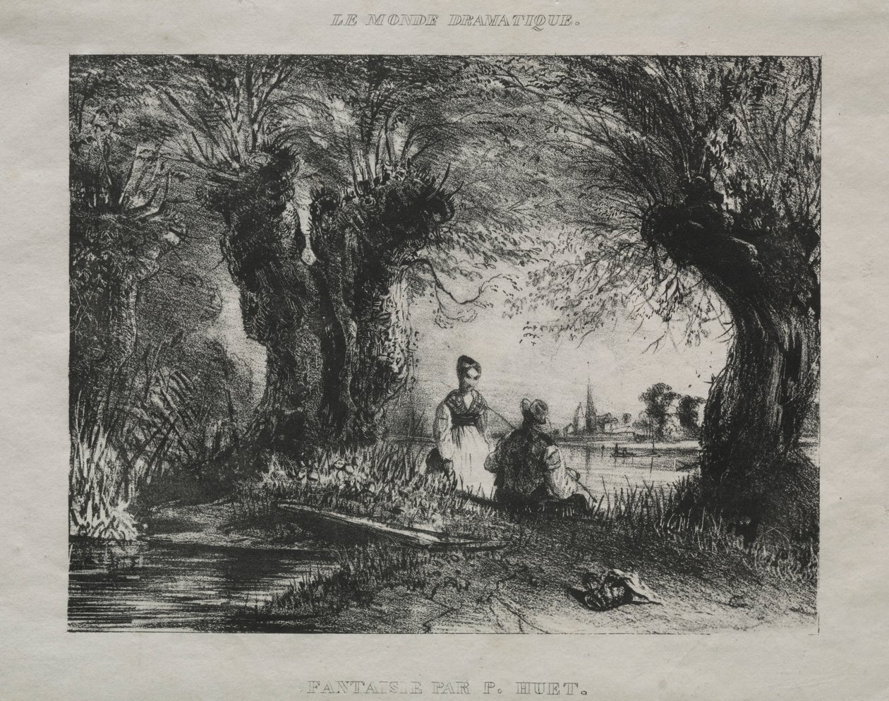 Fantasy, 1836. av Paul Huet
