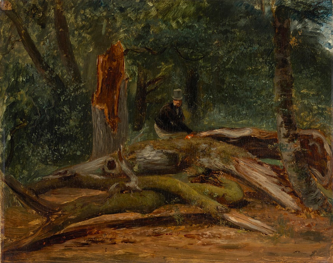 Jag är Wald von Villers-Cotterets av Paul Huet