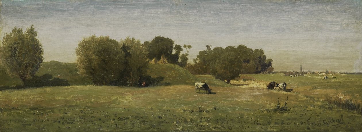 Landskap nära Abcoude av Paul Joseph Constantin Gabriel