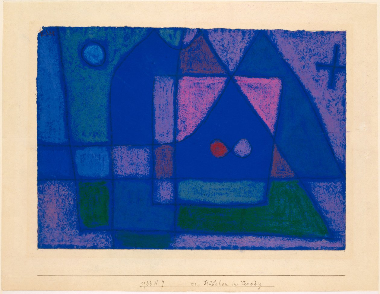 Ett litet rum i Venedig, 1933. av Paul Klee