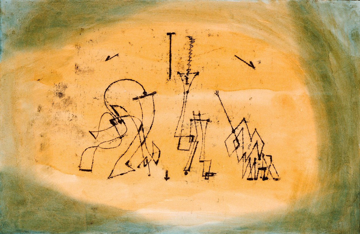 Abstrakt trio, 1923 av Paul Klee