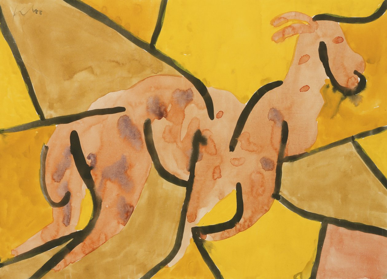 Billy goat brister ut av Paul Klee