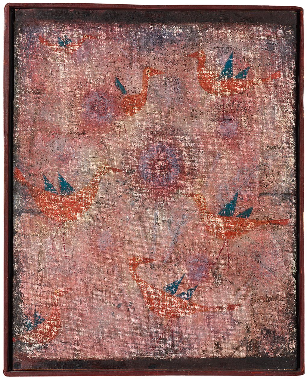 Blåvingade fåglar av Paul Klee