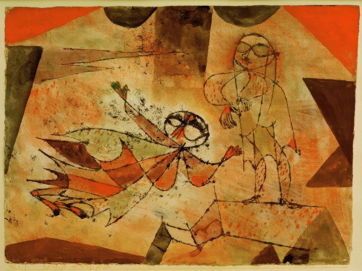 Meddelande från luftandan av Paul Klee