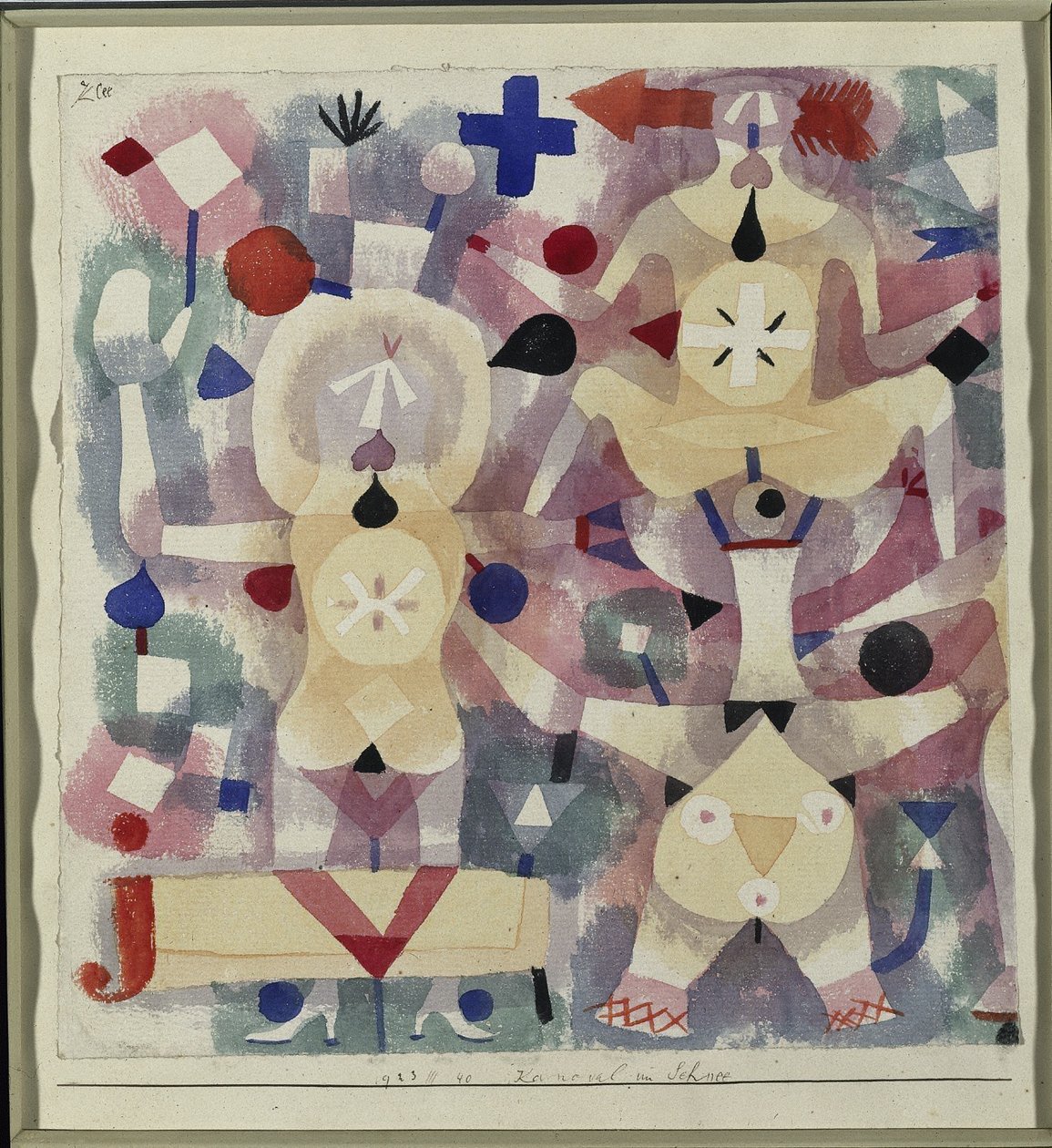 Karneval i snön av Paul Klee